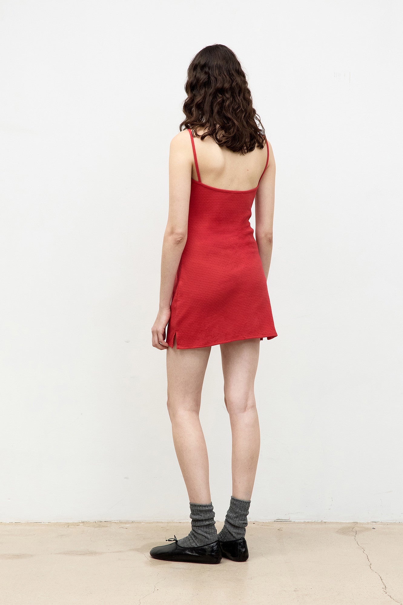 Coor - Textured Mini Dress (Red) product image 4 | TRAB K-Fashion Australia