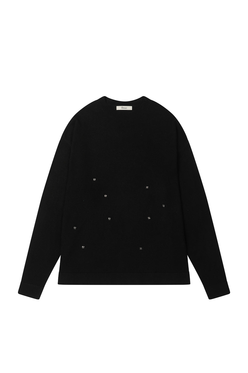 Deinet - Button Up Pullover Knit (Black) product image 9 | TRAB K-Fashion Australia