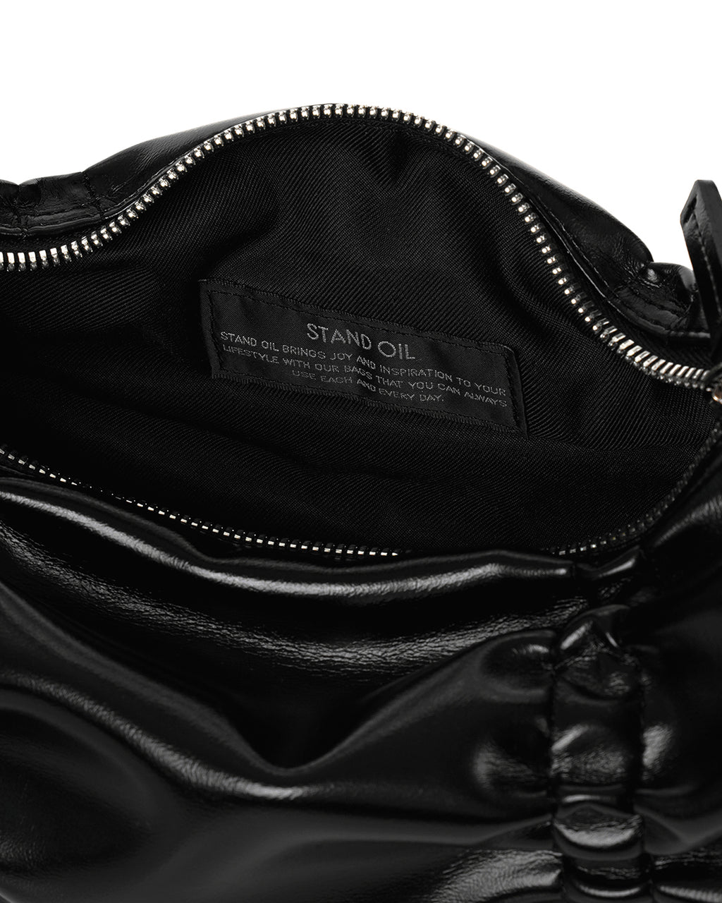 Stand Oil - Pleats Bag (Black) product image 8 | TRAB K-Fashion Australia