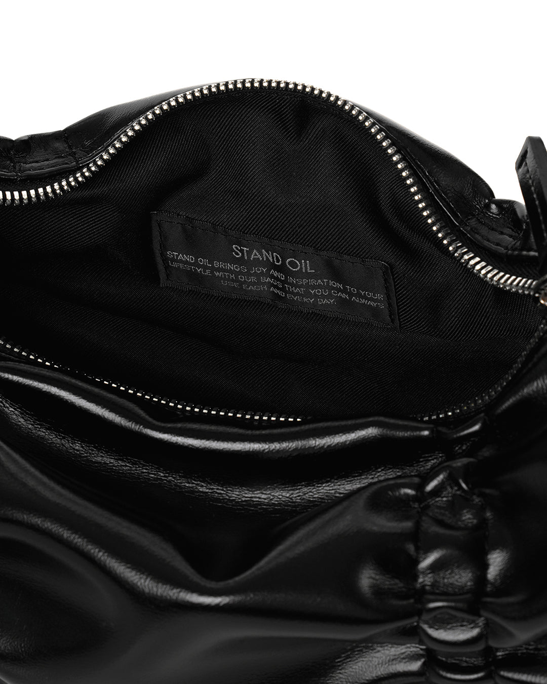 Stand Oil - Pleats Bag (Black) product image 8 | TRAB K-Fashion Australia