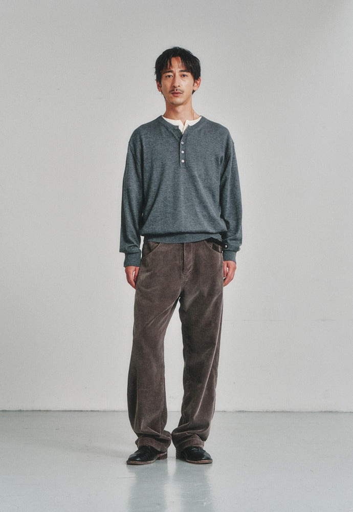 Art if acts - Garment Dyed Corduroy 5P Pants (Mud) product image 1 | TRAB K-Fashion Australia