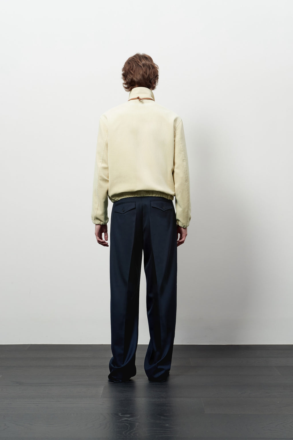 STU - Strap Corduroy Jacket (Ivory) product image 4 | TRAB K-Fashion Australia