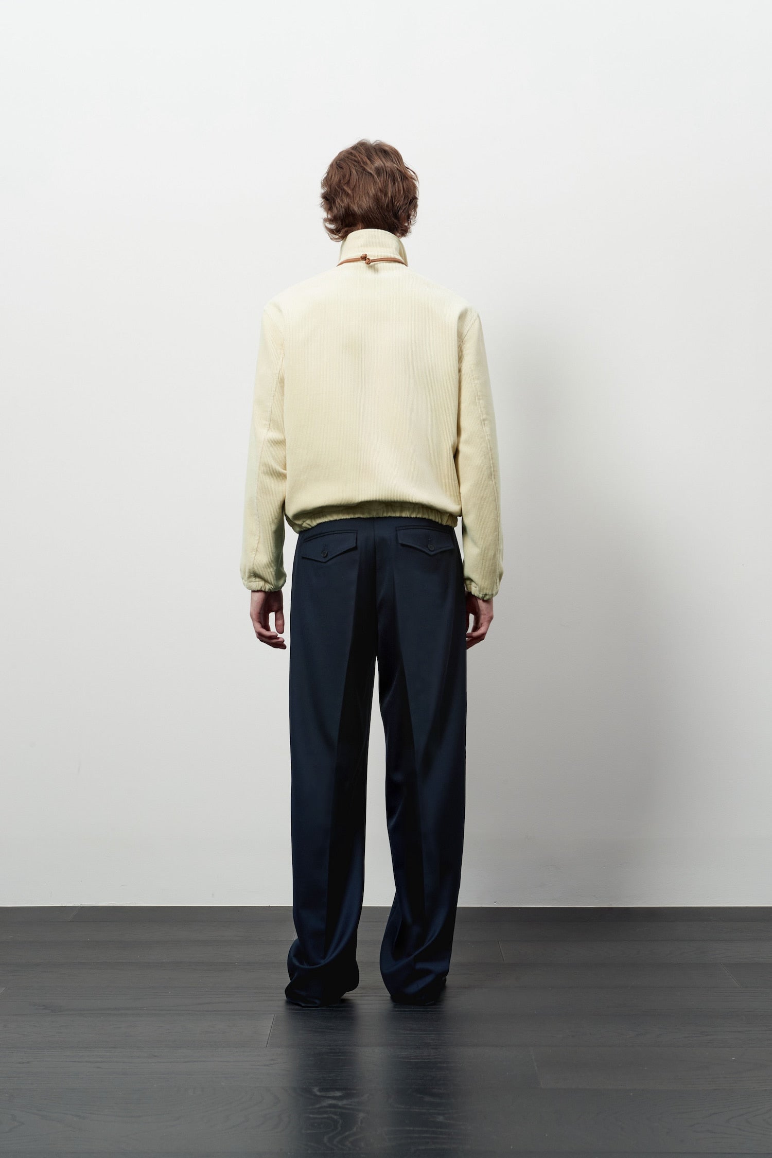 STU - Strap Corduroy Jacket (Ivory) product image 4 | TRAB K-Fashion Australia