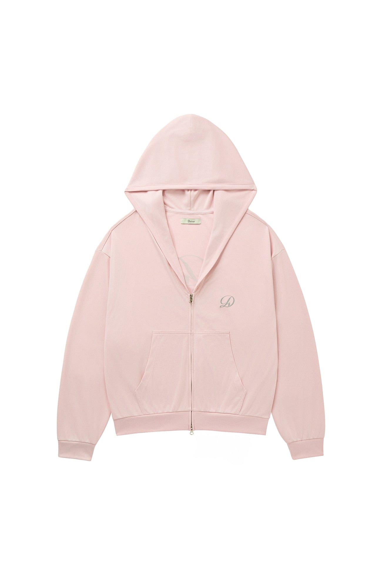 Deinet - Cool Mesh Hooded Zip Up (Light Pink) product image 1 | TRAB K-Fashion Australia
