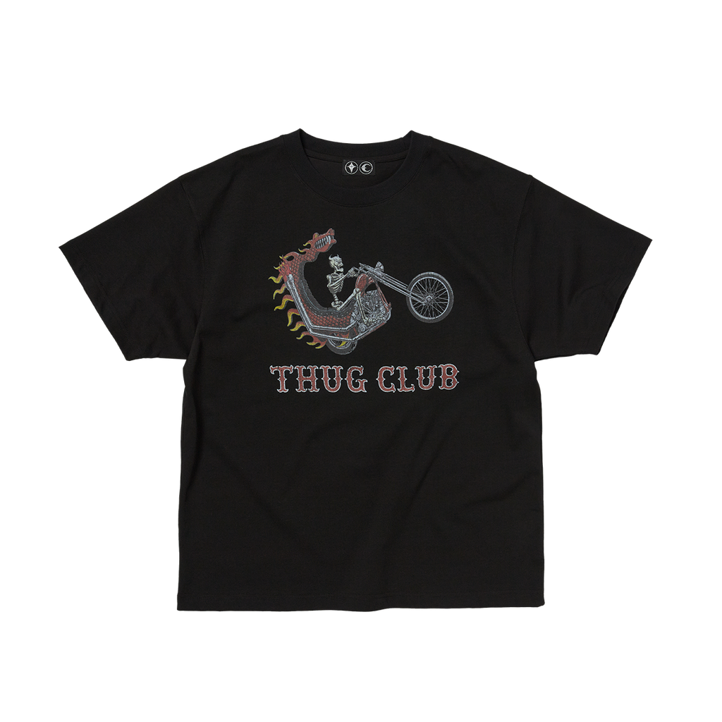 Thug Club - Dragon Chopper T-Shirt (Black) product image 1 | TRAB K-Fashion Australia