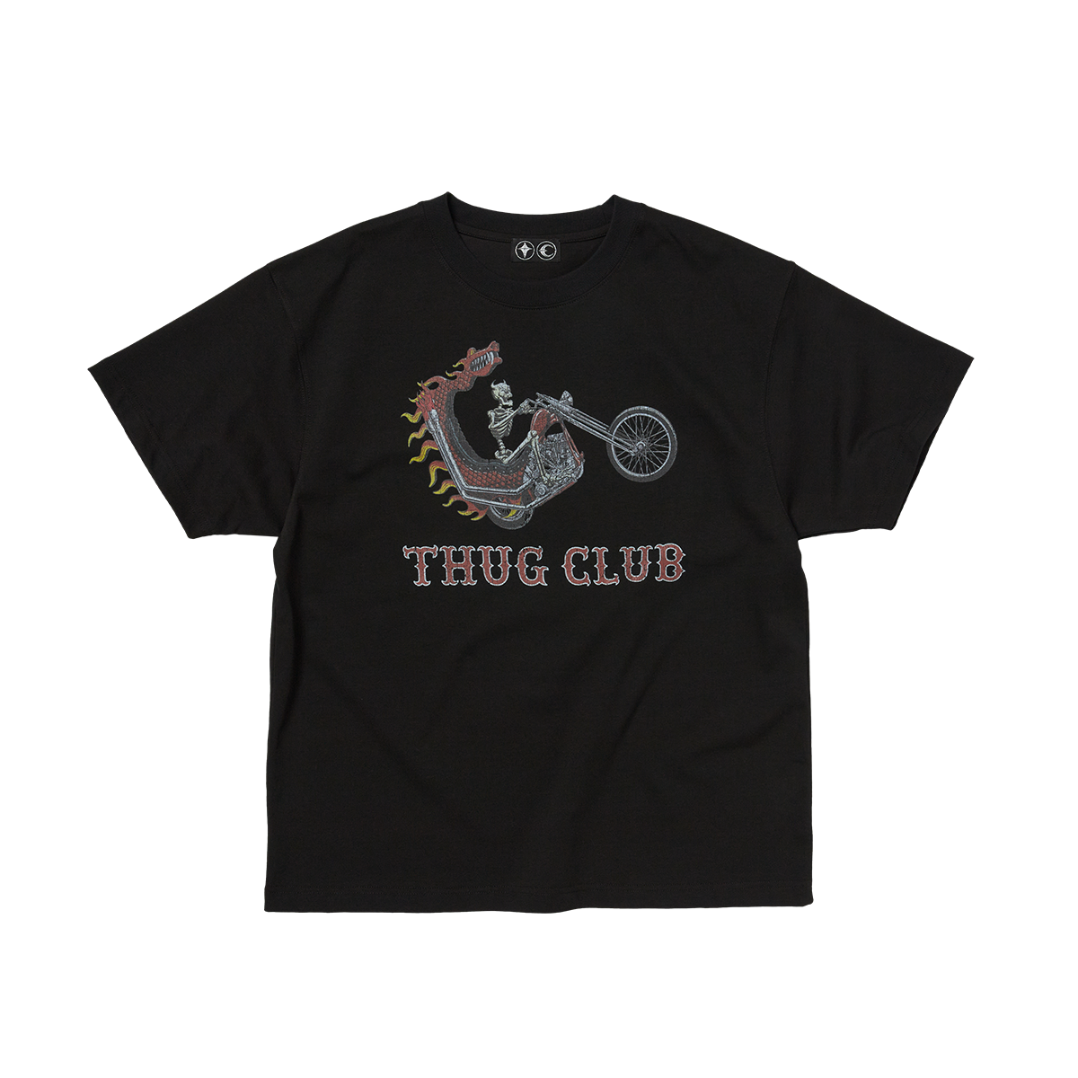 Thug Club - Dragon Chopper T-Shirt (Black) product image 1 | TRAB K-Fashion Australia