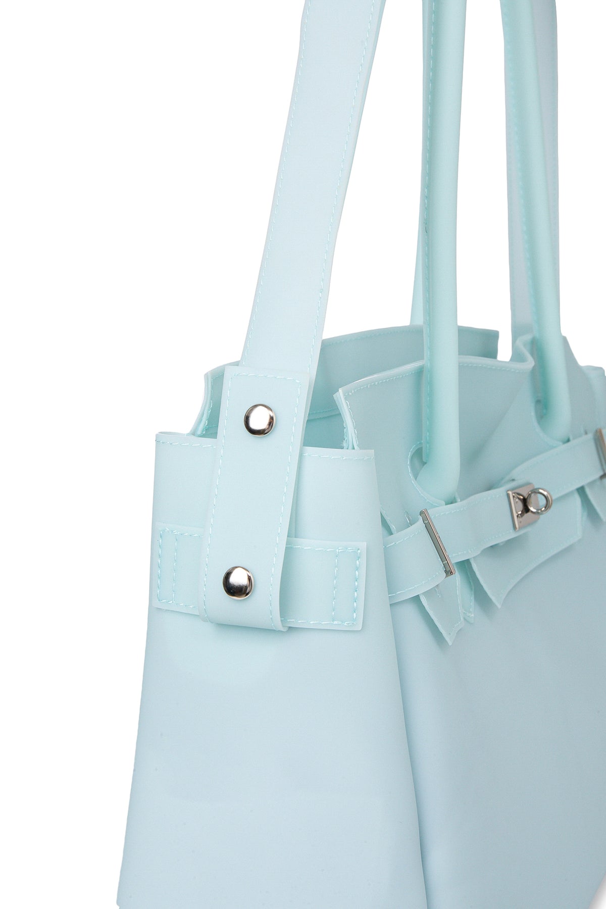 Deinet - [free Card Wallet] Jelly Two-Way Big Bag (Ice Blue) product image 8 | TRAB K-Fashion Australia