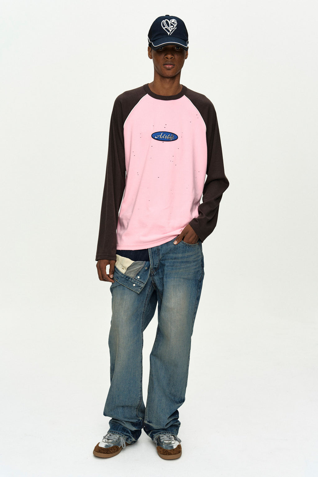 Andersson Bell - (essential) Unisex Heart Logo Embroidery Layered Cap (Essential) product image 7 | TRAB K-Fashion Australia