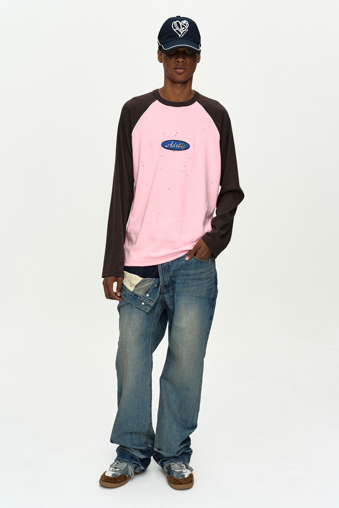 Andersson Bell - (essential) Unisex Heart Logo Embroidery Layered Cap (Essential) product image 7 | TRAB K-Fashion Australia