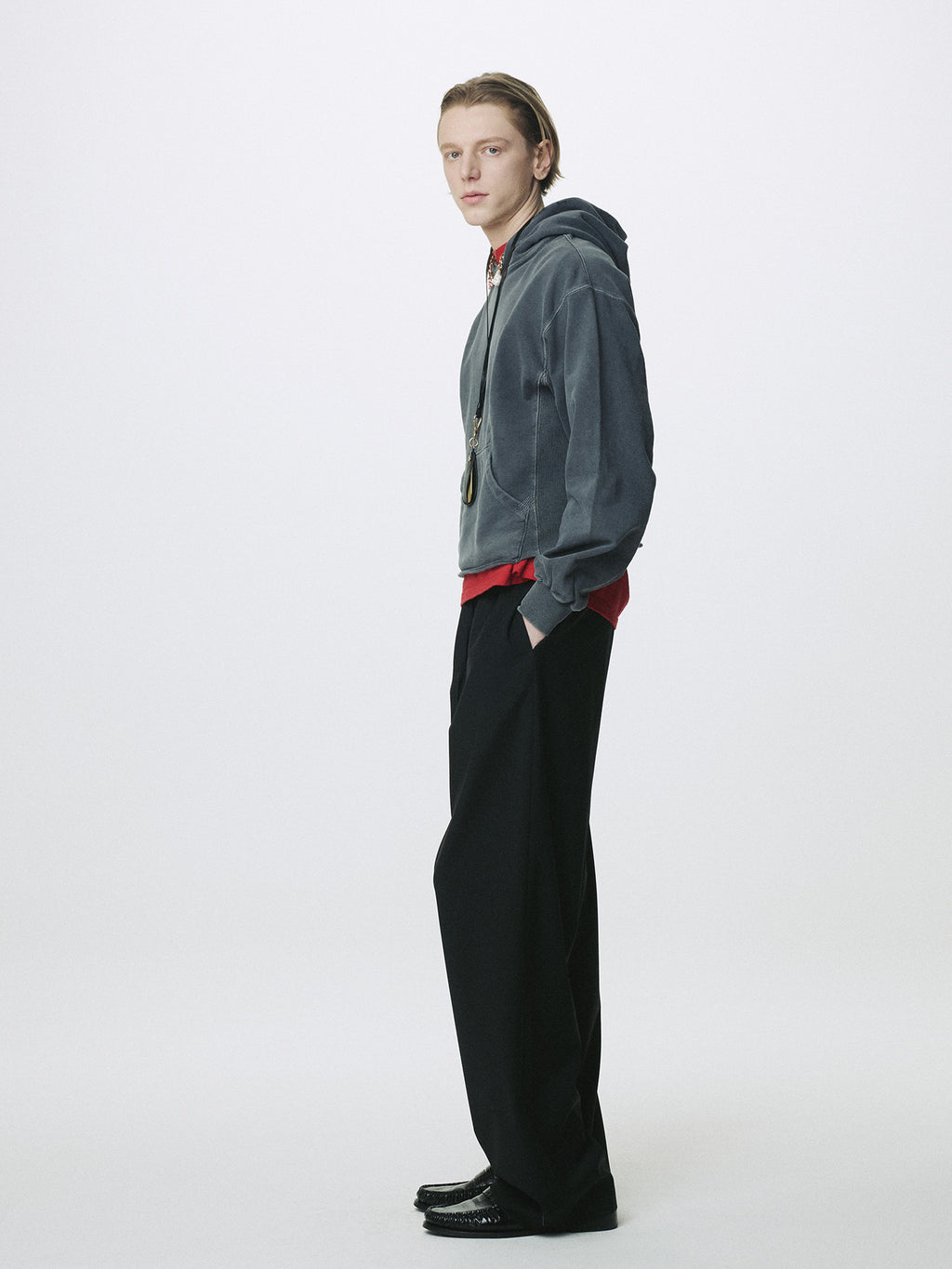 Tonywack - Tropical Wool Drawstring Pants (Black) product image 5 | TRAB K-Fashion Australia