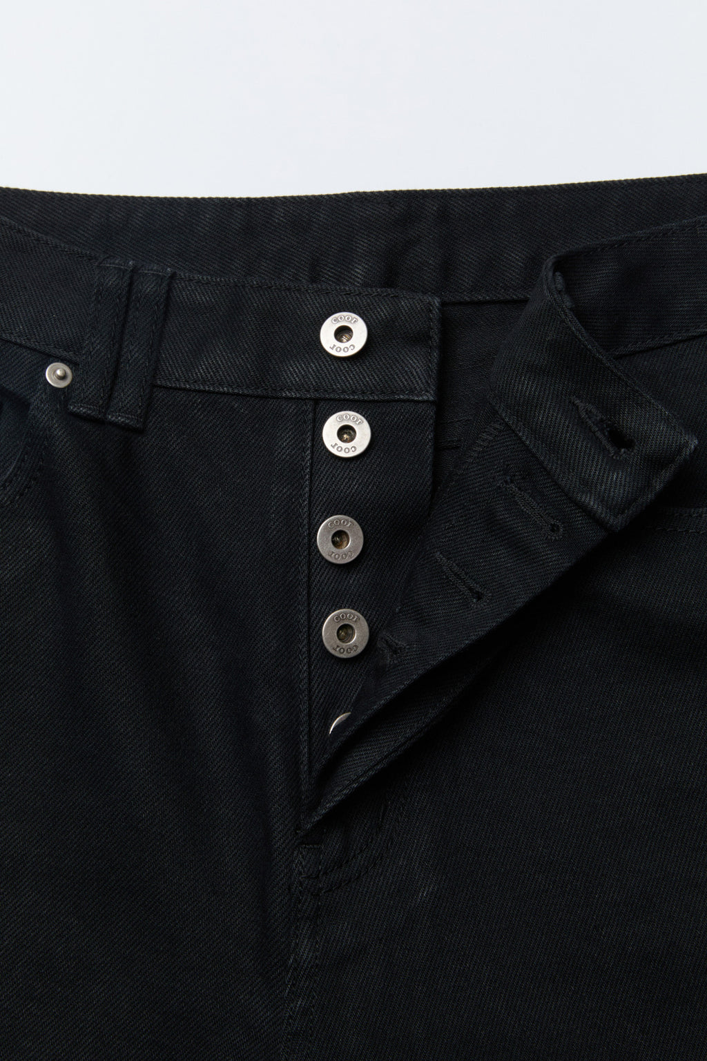 Coor - Straight Denim Pants (Black) product image 6 | TRAB K-Fashion Australia