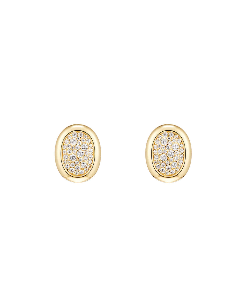 Numbering - Pave Oval Earrings #3305 product image 7 | TRAB K-Fashion Australia