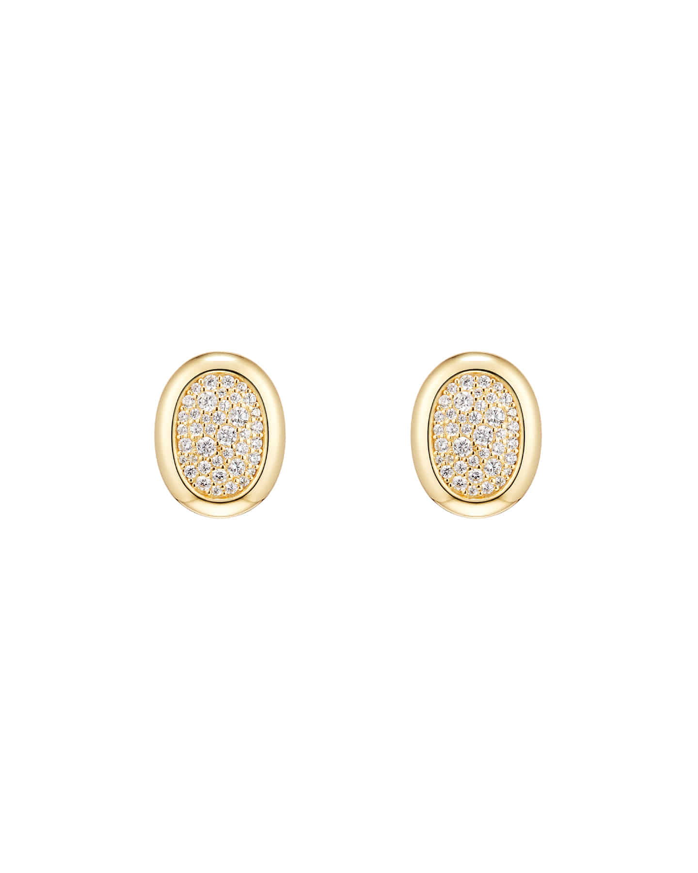 Numbering - Pave Oval Earrings #3305 product image 7 | TRAB K-Fashion Australia