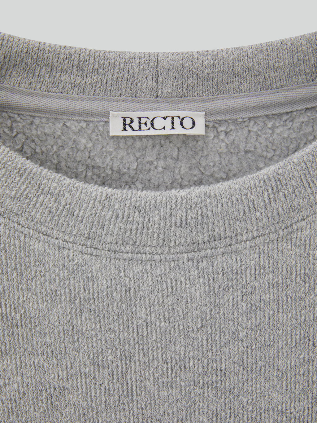 Recto - Rc Embroidered Sweatshirt (Melange Grey) product image 3 | TRAB K-Fashion Australia