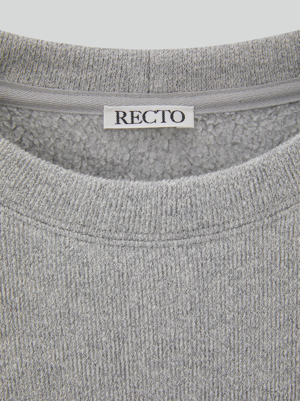 Recto - Rc Embroidered Sweatshirt (Melange Grey) product image 3 | TRAB K-Fashion Australia