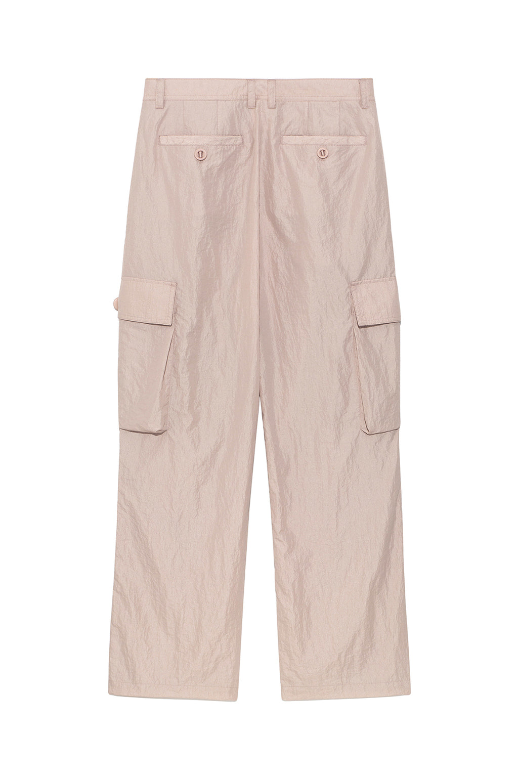 Matin Kim - String Nylon Cargo Pants (Light Pink) product image 2 | TRAB K-Fashion Australia
