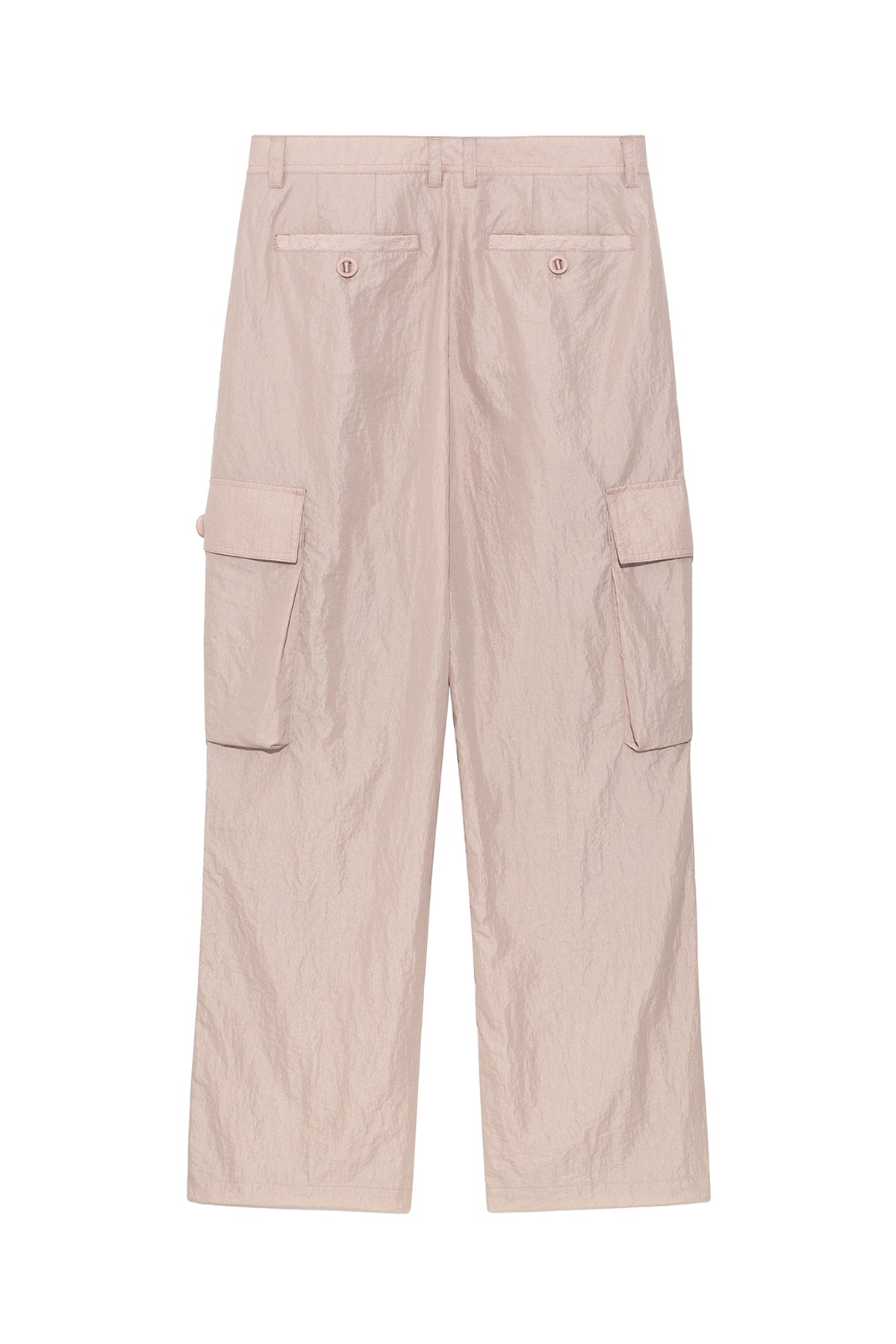 Matin Kim - String Nylon Cargo Pants (Light Pink) product image 2 | TRAB K-Fashion Australia