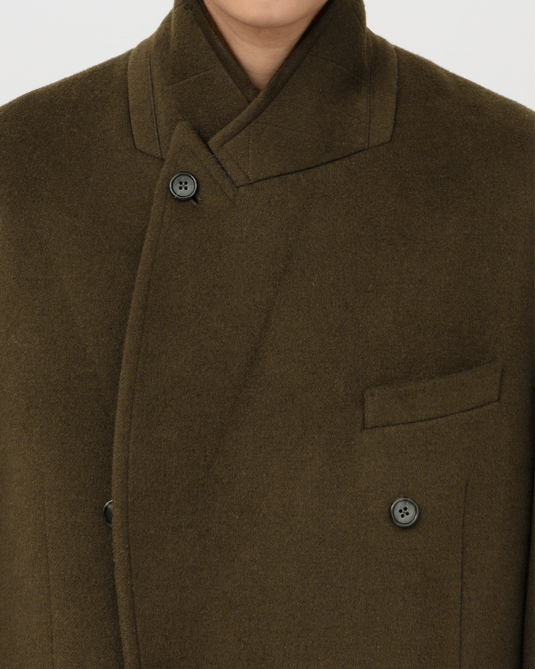 Brownyard - Double Breasted Coat (Mocha) product image 4 | TRAB K-Fashion Australia