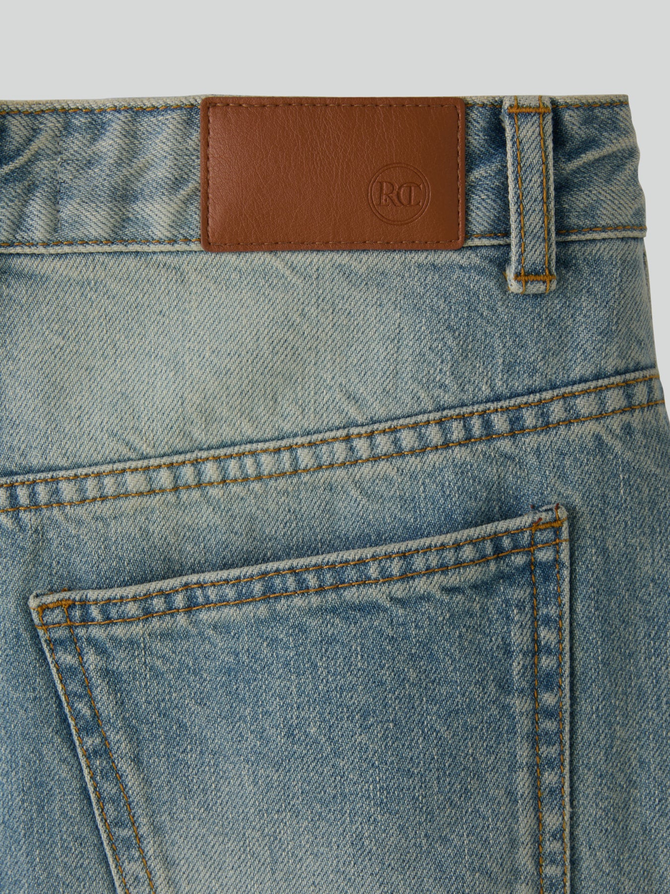 Recto - Semi Flare Denim Pants (Light Blue) product image 12 | TRAB K-Fashion Australia