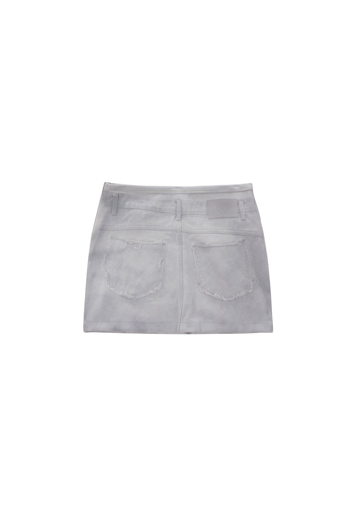Matin Kim - Denim Printed Jersey Mini Skirt (Sky) product image 2 | TRAB K-Fashion Australia