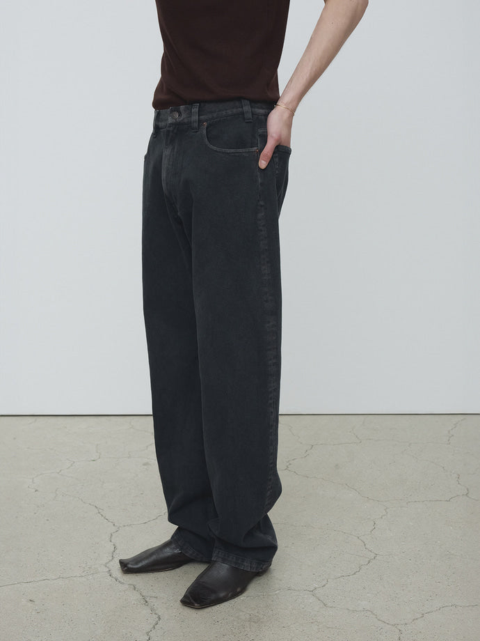 Tonywack - Loose Straight Overdye Denim Jeans (Carbon Pigment) product image 5 | TRAB K-Fashion Australia