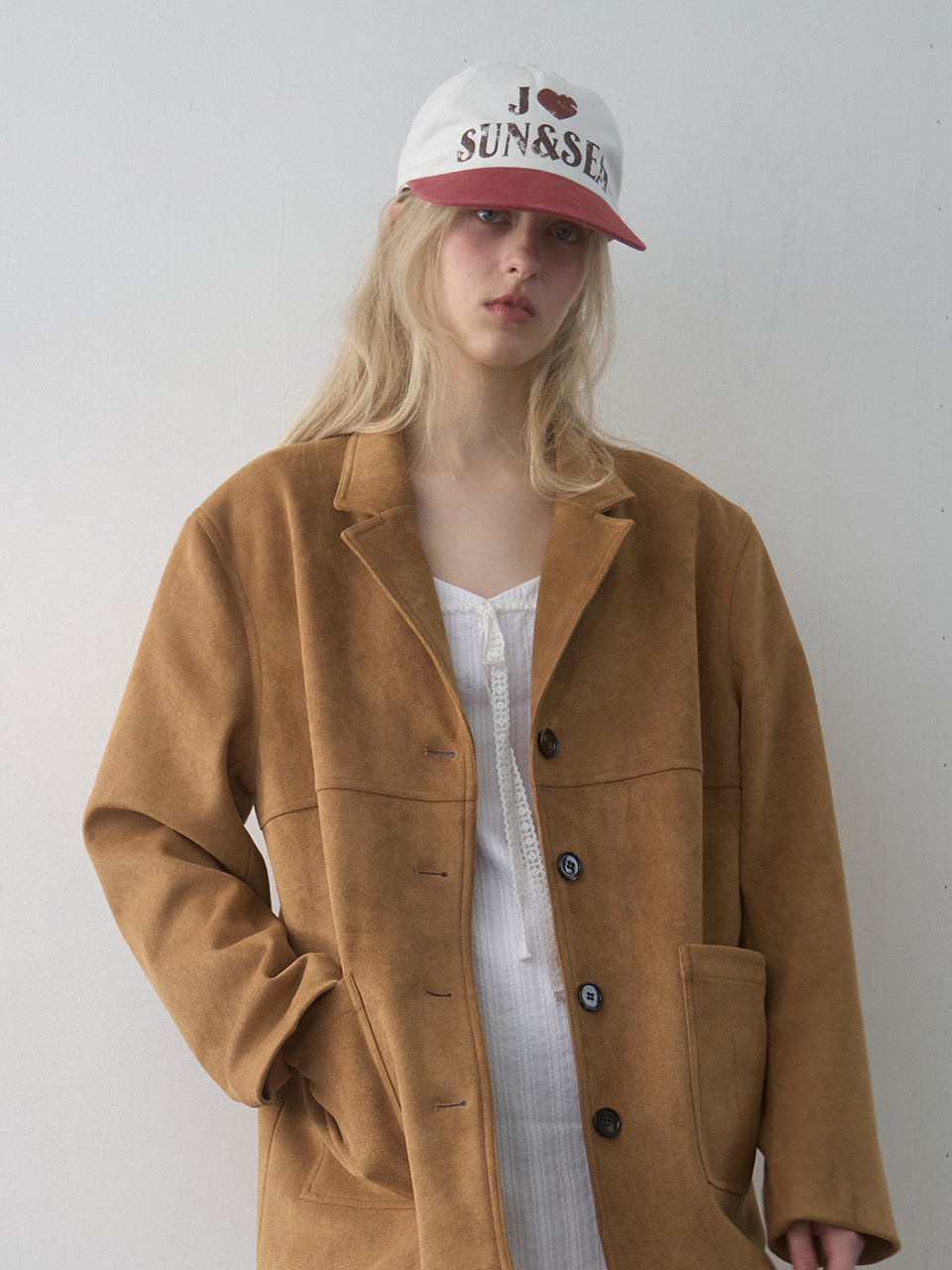 Kijun - J Heart Cap (Red) product image 5 | TRAB K-Fashion Australia