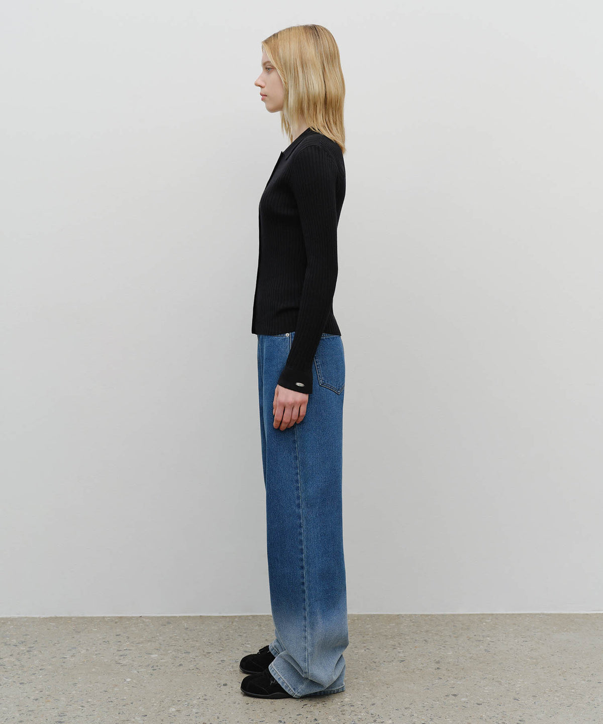 Marithe & Francois Girbaud - Gradation Denim Pants (Blue) product image 4 | TRAB K-Fashion Australia