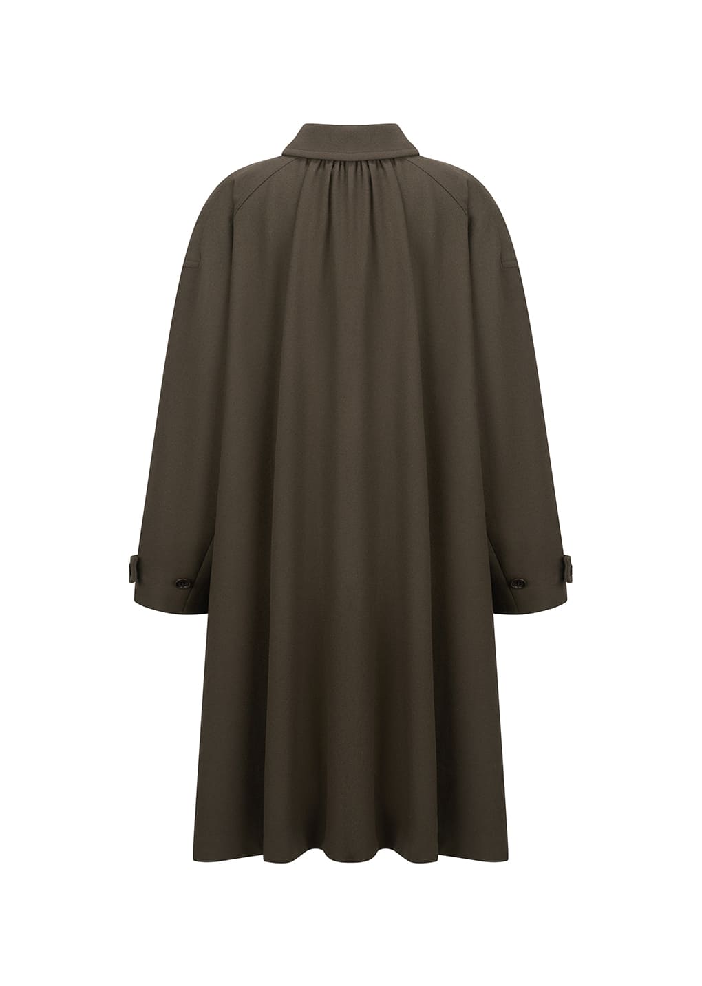 Amomento - shirring coat (Khaki) product image 8 | TRAB K-Fashion Australia