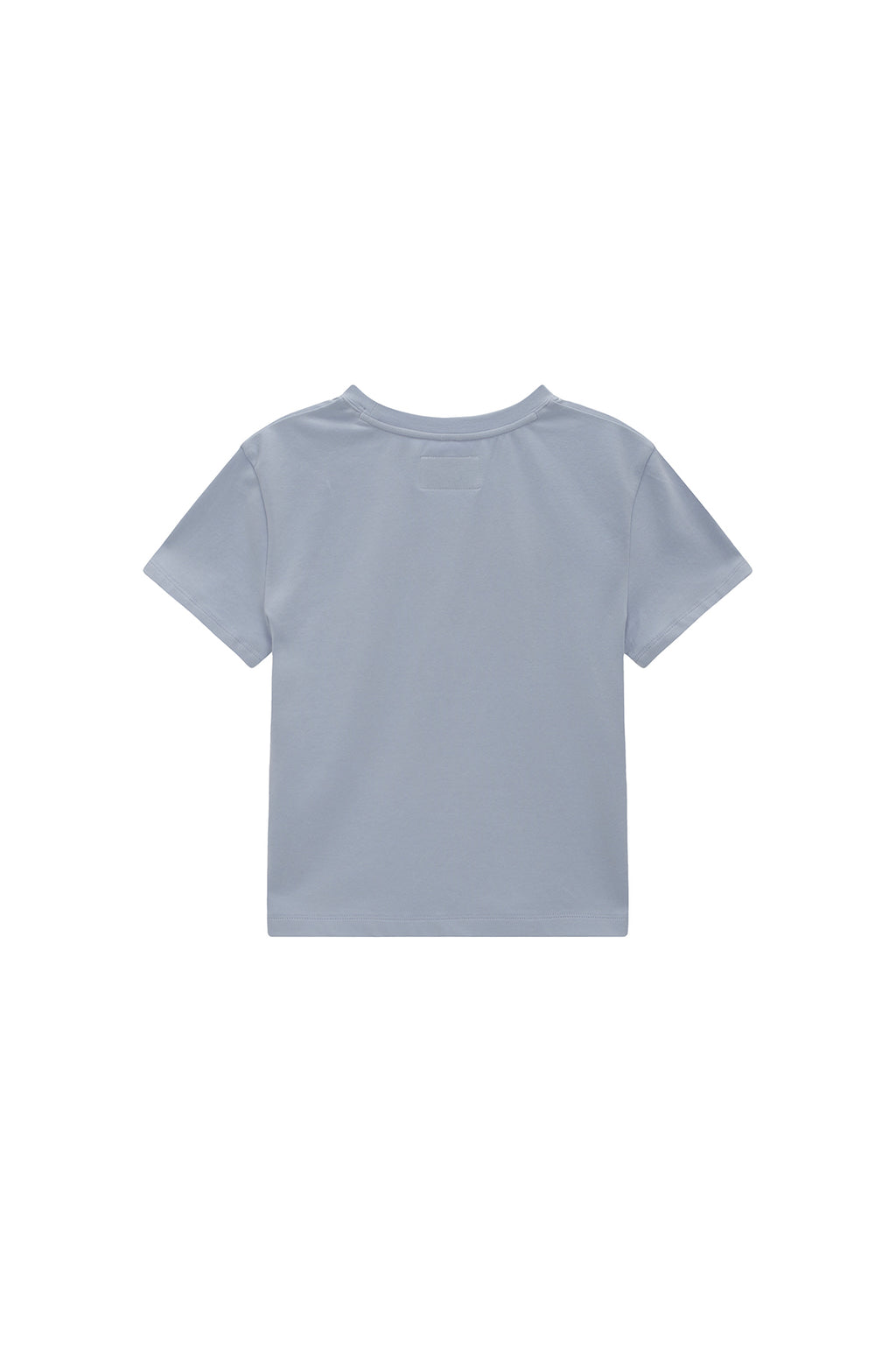 Matin Kim - Kitsch Printing Crop Top (Sky) product image 2 | TRAB K-Fashion Australia