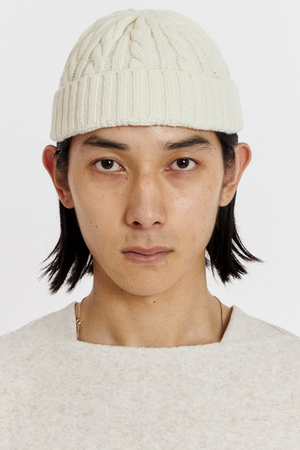 Eastlogue - Fisherman Watch Cap (Off White) product image 3 | TRAB K-Fashion Australia