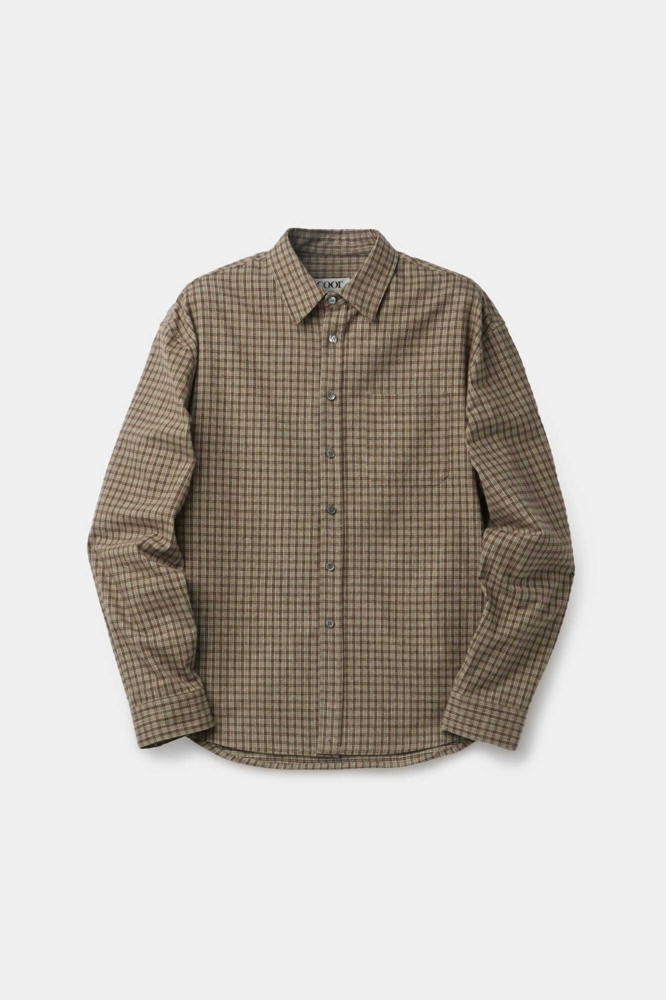 Coor - Gun Club Check Shirt (Sand Green) product image 1 | TRAB K-Fashion Australia