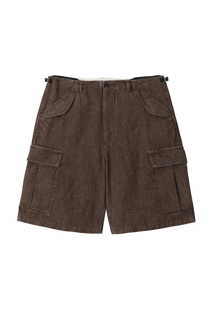 Art if acts - Linen M-51 Shorts (Wood) product image 6 | TRAB K-Fashion Australia