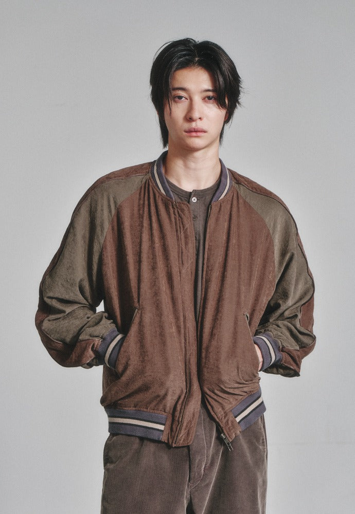Art if acts - Vintage Souvenir Jacket (Old Brown/Moss) product image 1 | TRAB K-Fashion Australia