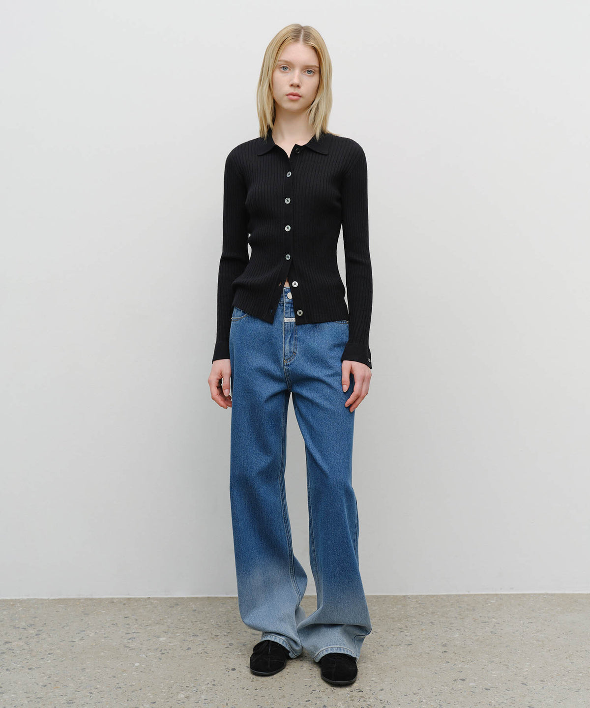 Marithe & Francois Girbaud - Gradation Denim Pants (Blue) product image 3 | TRAB K-Fashion Australia