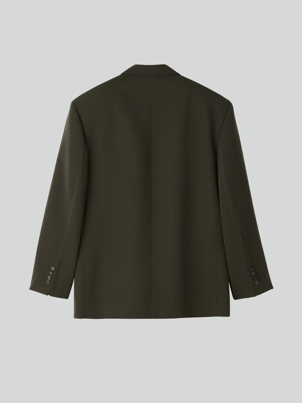 Recto - Styrene Double Breasted Suit Jacket (Charcoal Grey) product image 16 | TRAB K-Fashion Australia