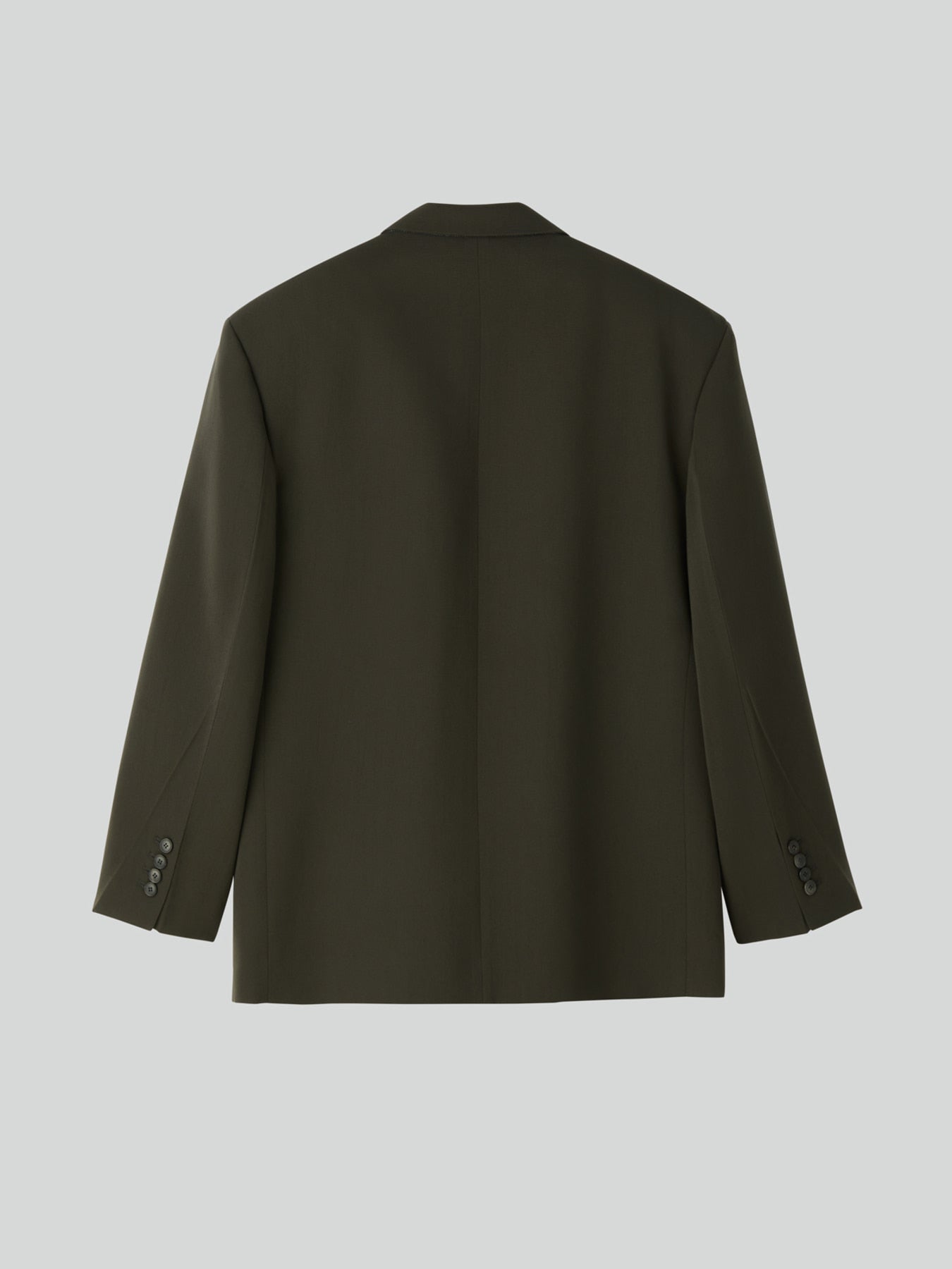 Recto - Styrene Double Breasted Suit Jacket (Charcoal Grey) product image 16 | TRAB K-Fashion Australia