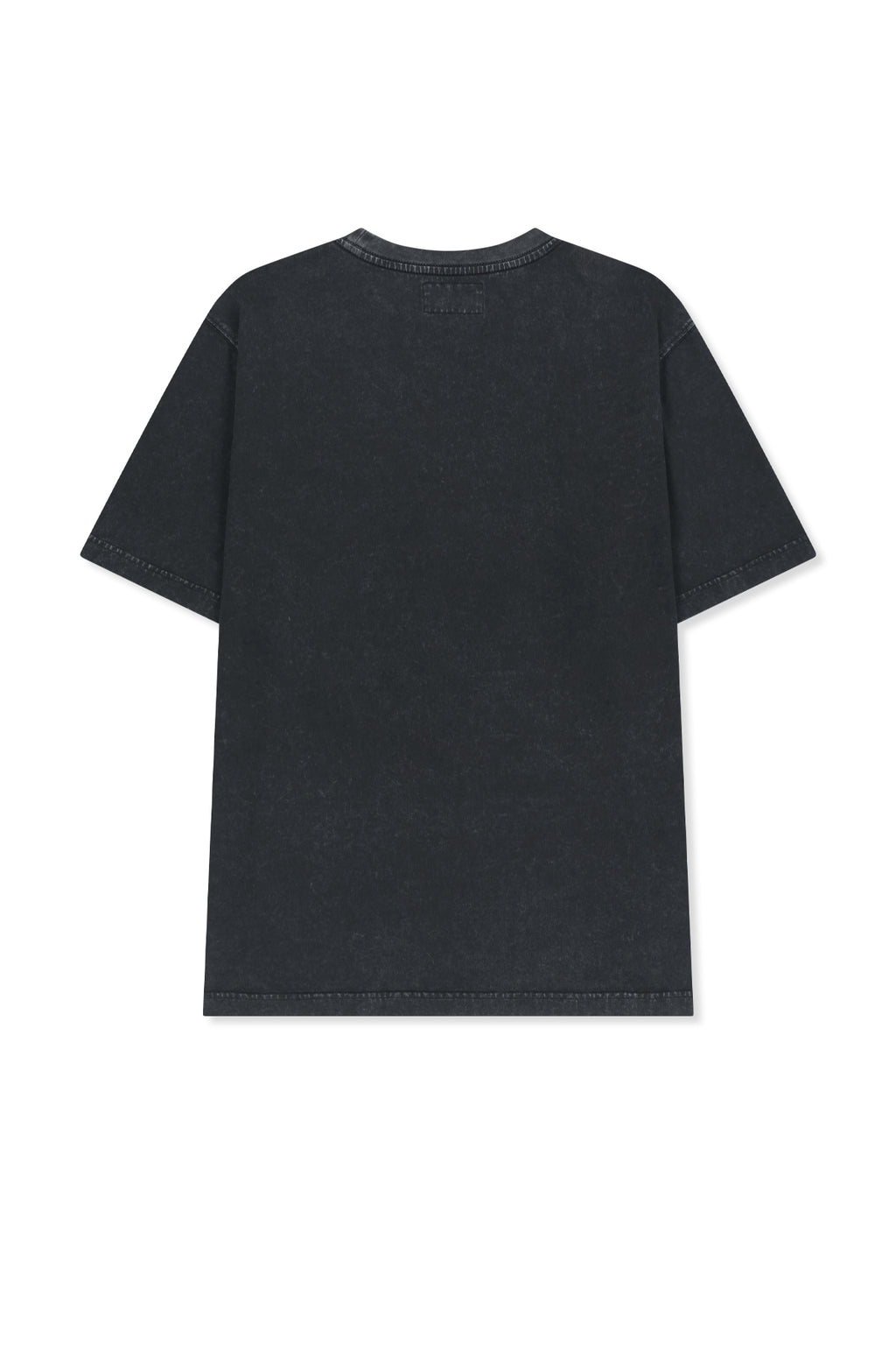 Matin Kim - Waffle Applique Logo Top (Charcoal) product image 3 | TRAB K-Fashion Australia