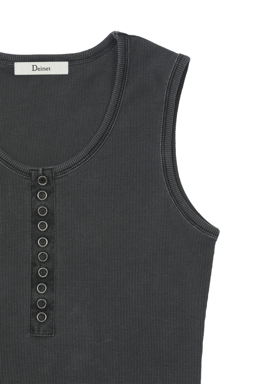 Deinet - Ring Point Pigment Sleeveless (Charcoal) product image 10 | TRAB K-Fashion Australia