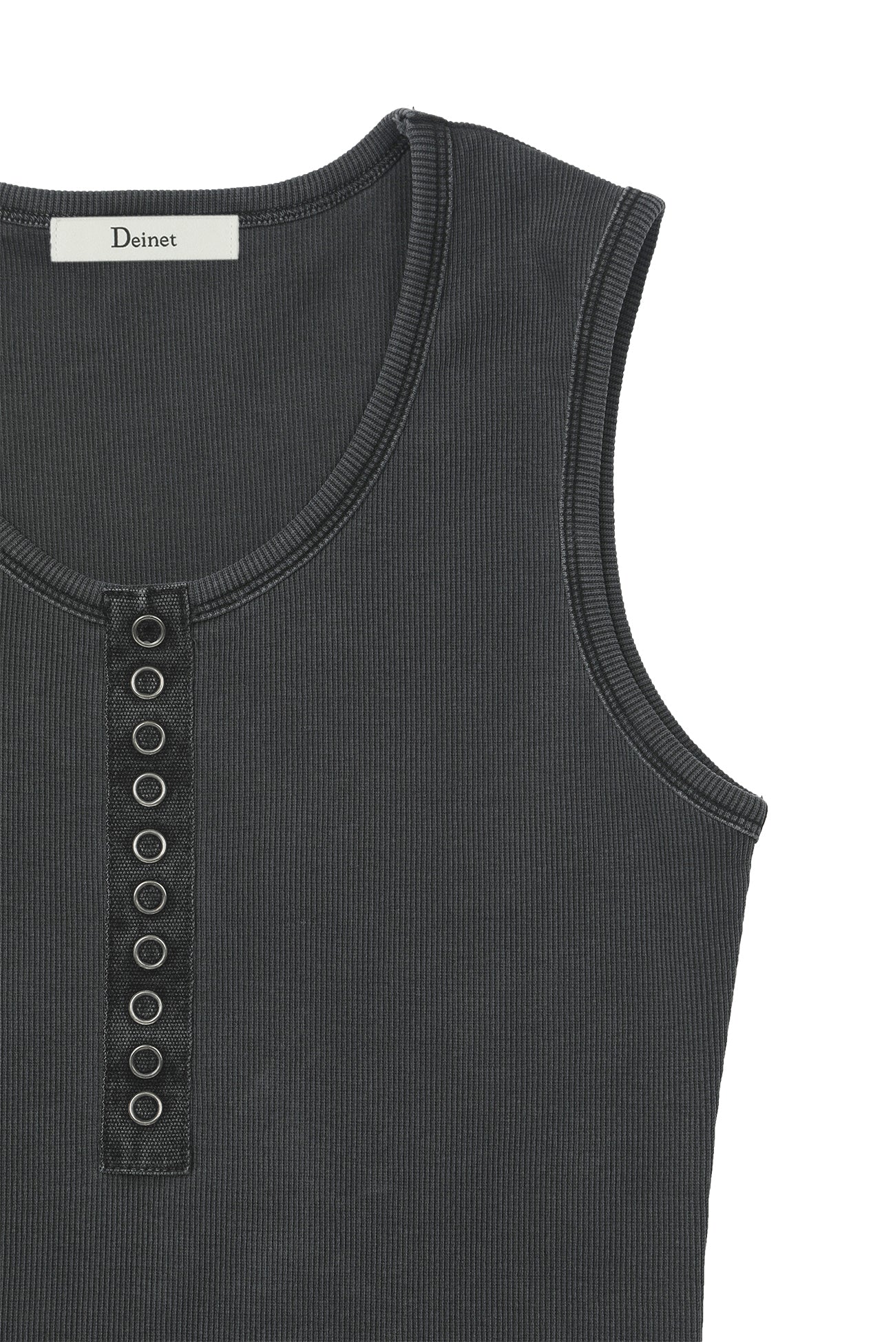 Deinet - Ring Point Pigment Sleeveless (Charcoal) product image 10 | TRAB K-Fashion Australia