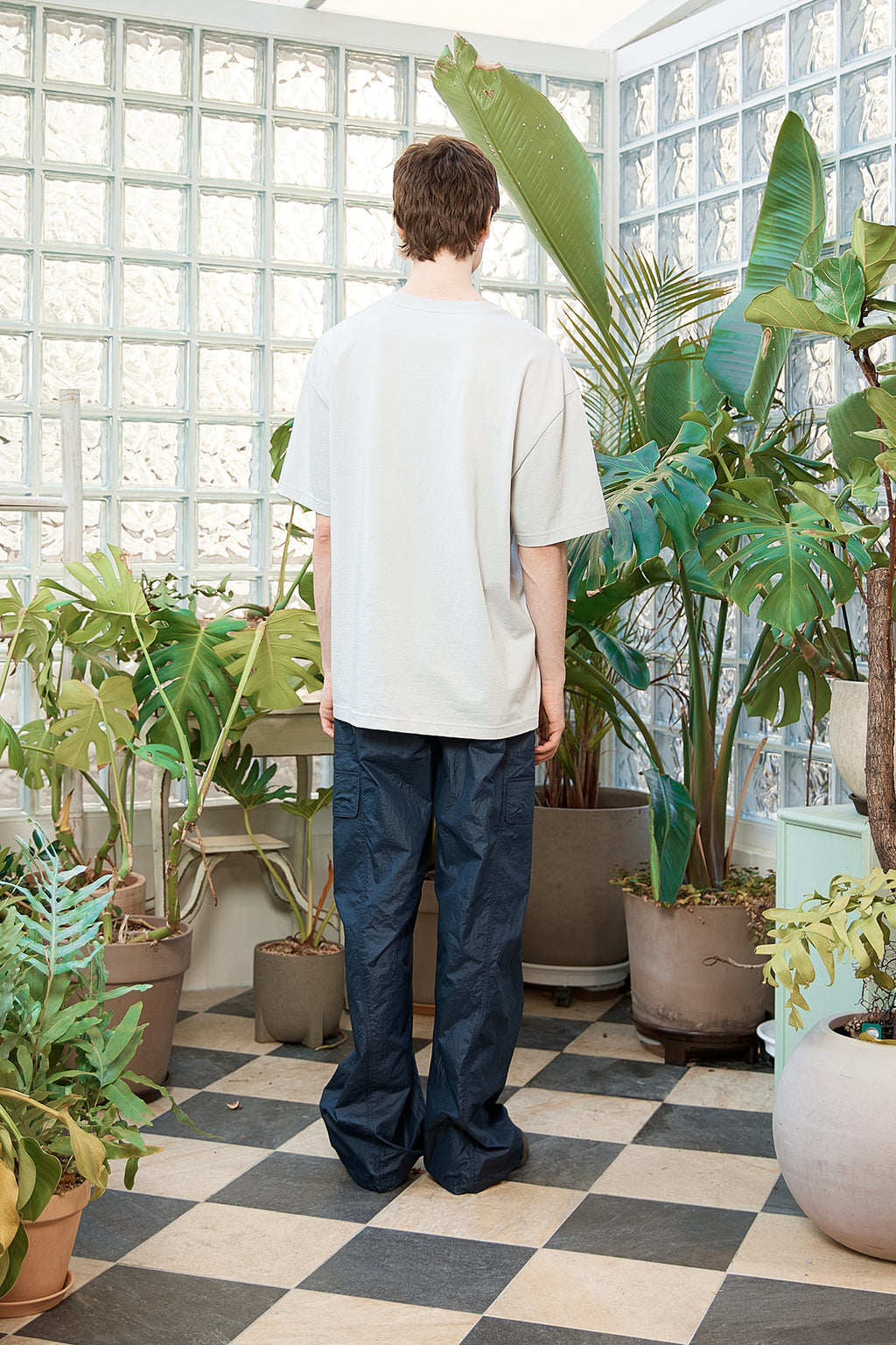 Matin Kim - For Lovers Logo Point Top (Light Grey) product image 6 | TRAB K-Fashion Australia