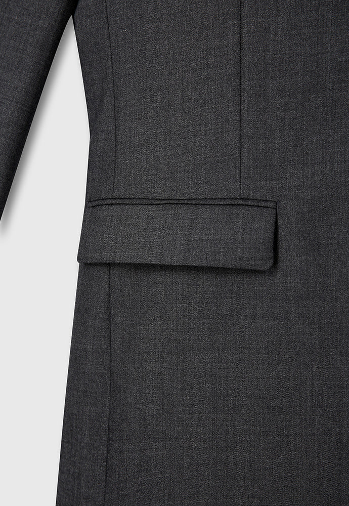 Tonywack - Virgin Wool Relaxed Tailored Jacket (Grey) product image 13 | TRAB K-Fashion Australia