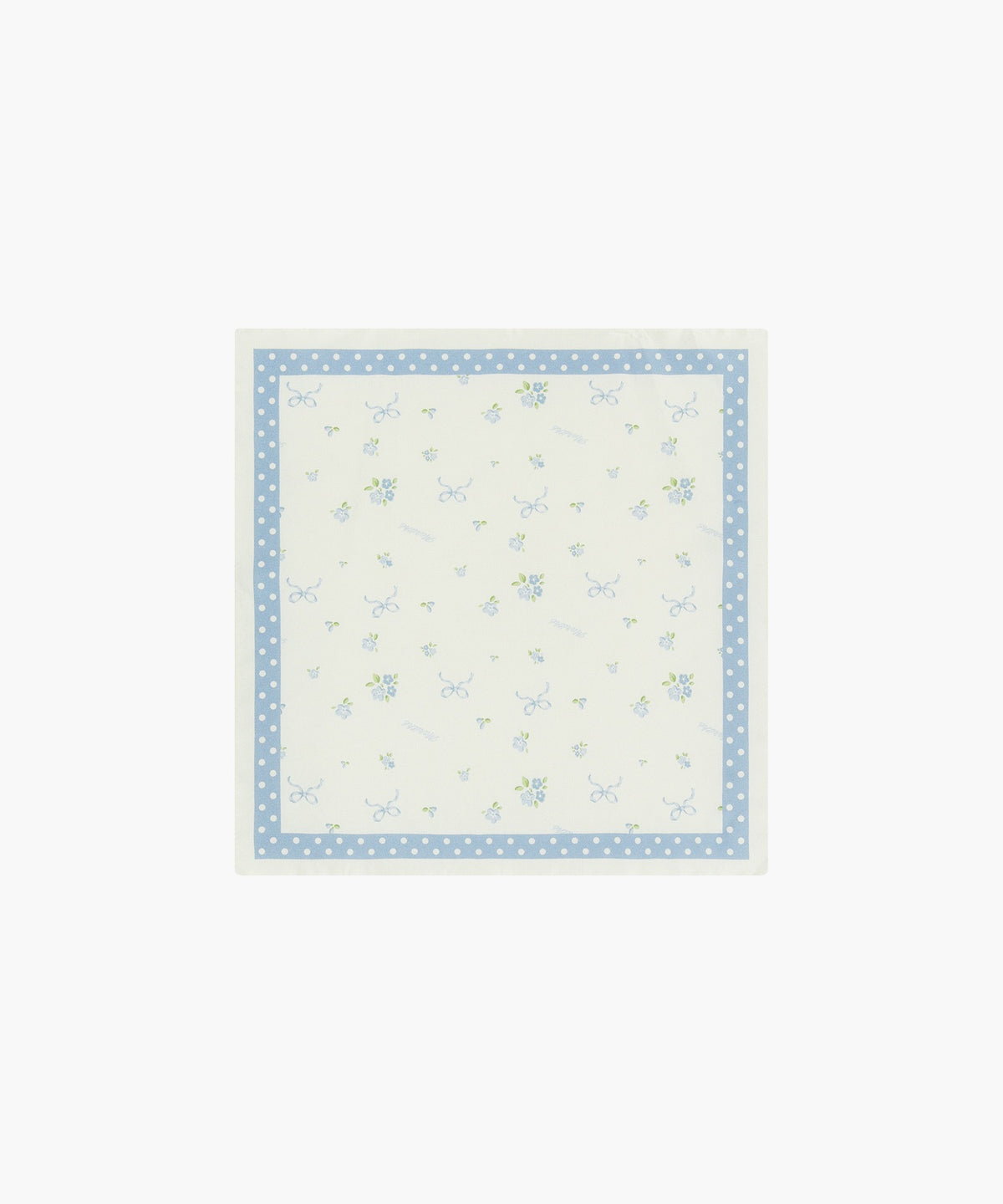 Marithe & Francois Girbaud - Summer Pattern Silk Scarf (Ivory) product image 1 | TRAB K-Fashion Australia