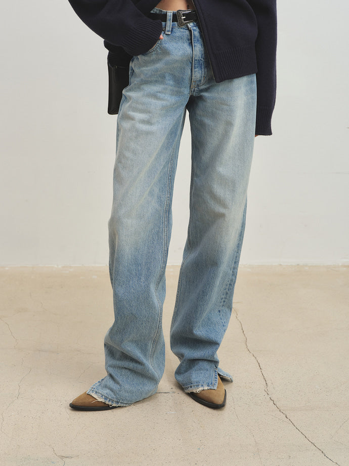 Tonywack - Straight Denim Trousers (Washed Blue) product image 1 | TRAB K-Fashion Australia