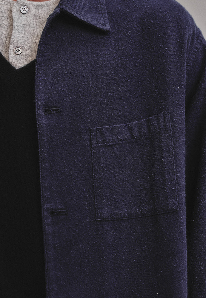 Art if acts - SILK NEP Work Jacket_Japanese Fabric (French Blue) product image 3 | TRAB K-Fashion Australia