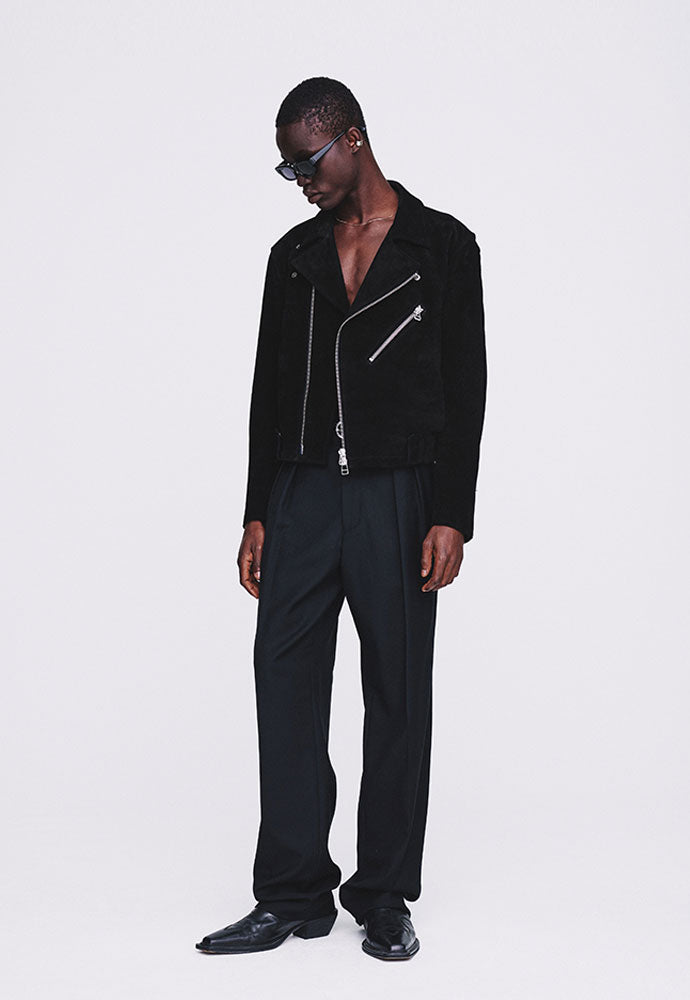 Tonywack - Suede Biker Jacket (Black) product image 5 | TRAB K-Fashion Australia