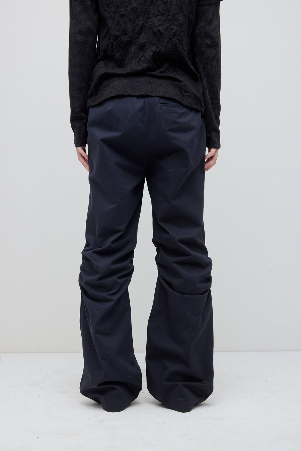 Hatchingroom - Ripple Trousers Herringbone Ink (Black) product image 9 | TRAB K-Fashion Australia