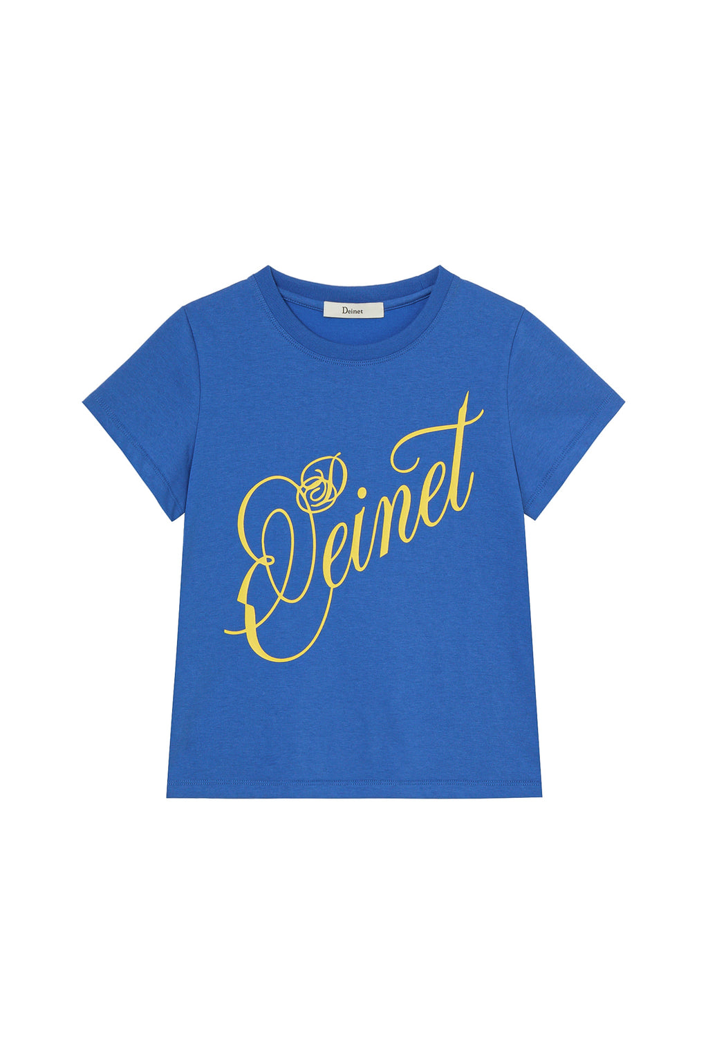 Deinet - Rose Typo Graphic T-Shirt (Blue) product image 11 | TRAB K-Fashion Australia