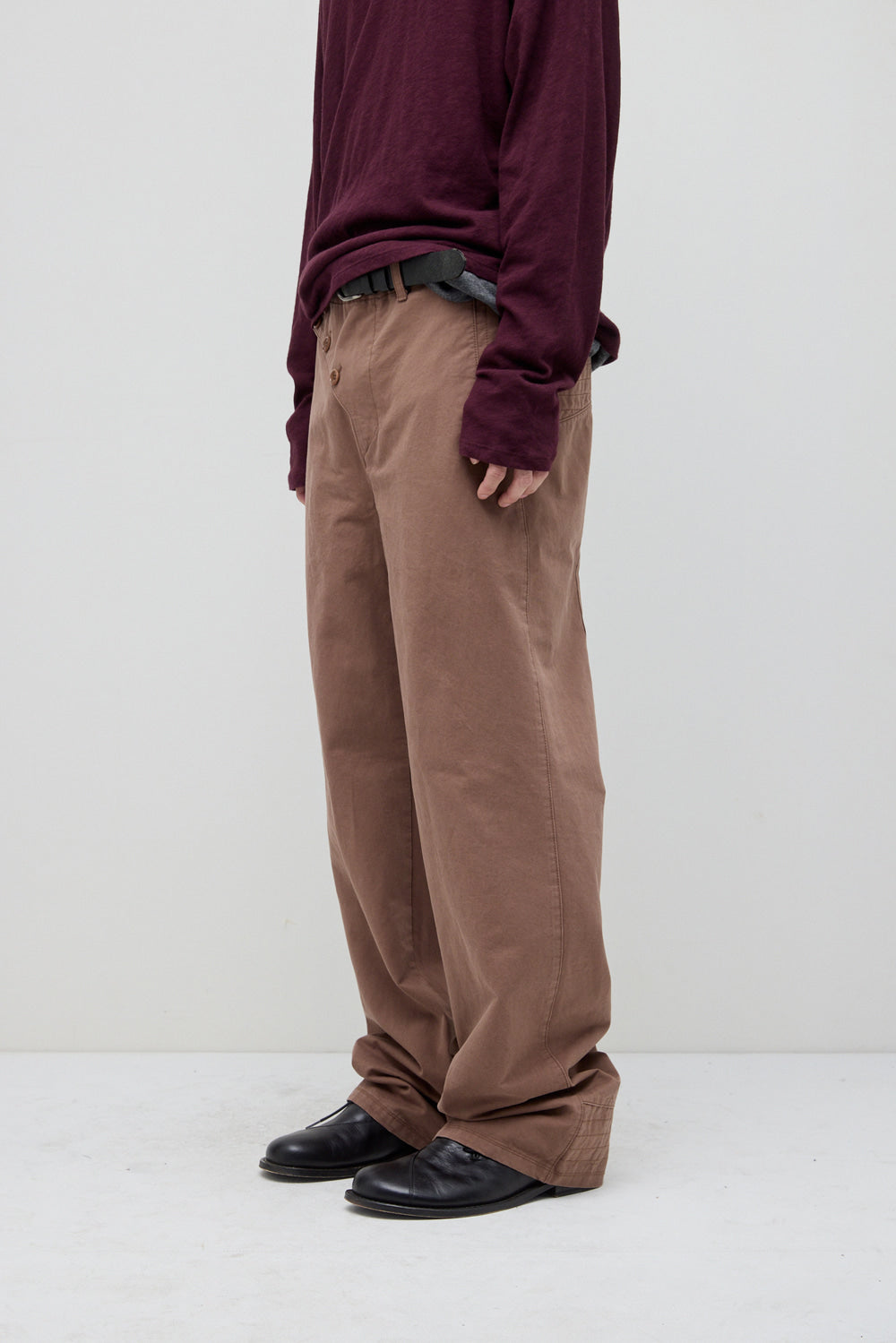 Hatchingroom - Flap Trousers Rose (Brown) product image 6 | TRAB K-Fashion Australia