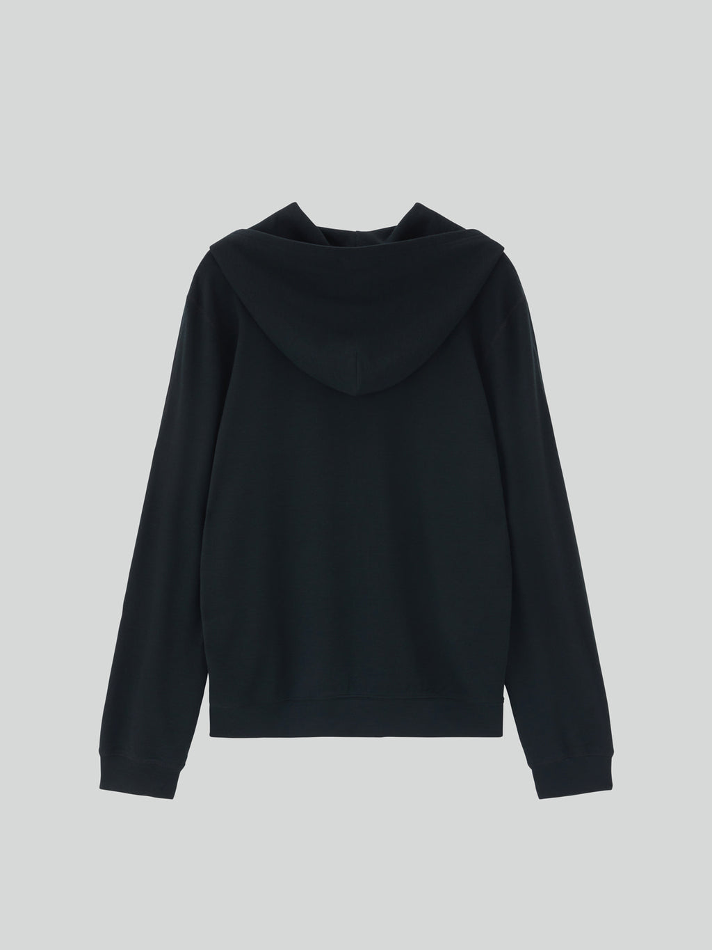 Recto - Wool Tencel Zip Hoodie (Black) product image 2 | TRAB K-Fashion Australia