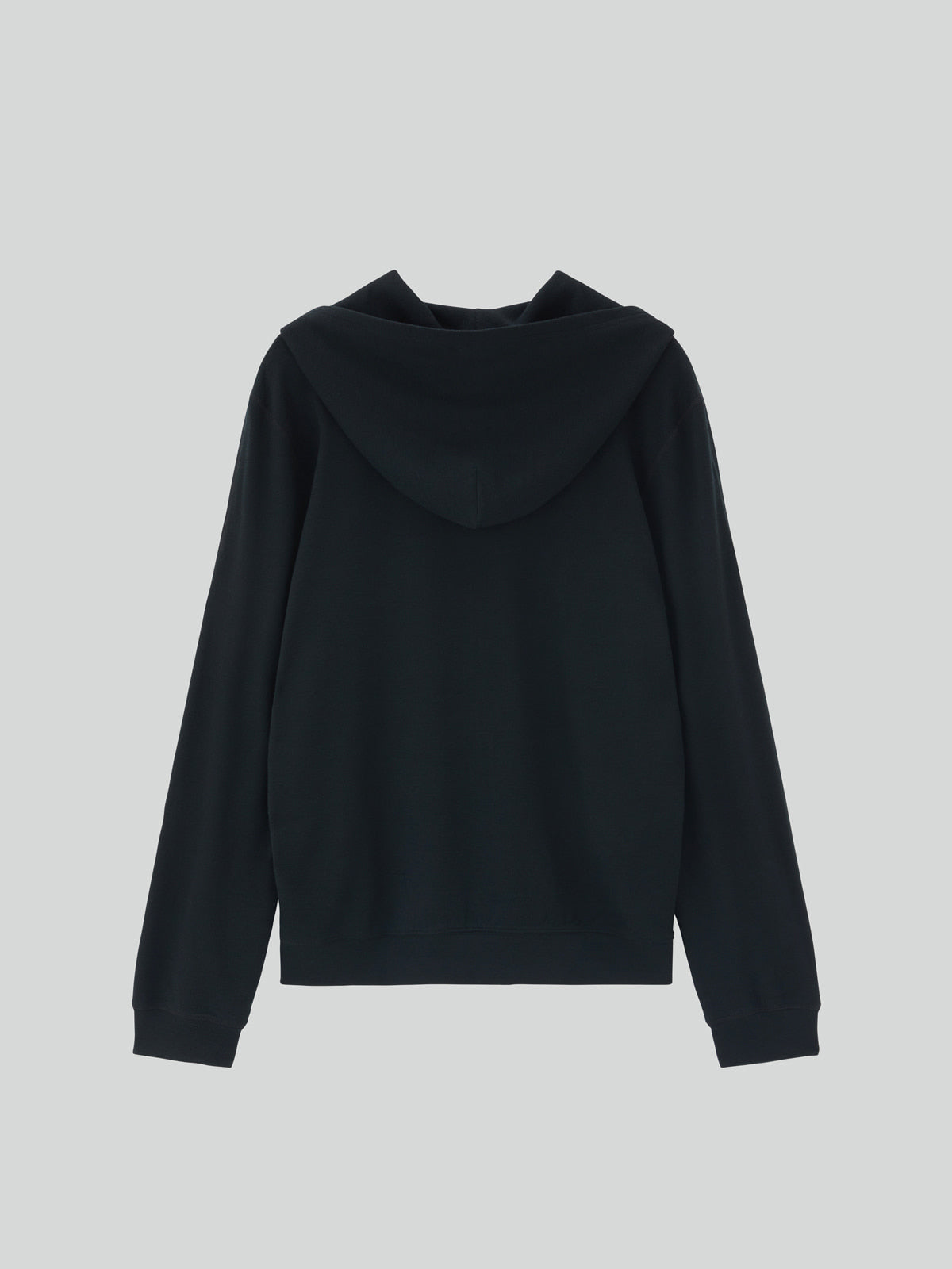 Recto - Wool Tencel Zip Hoodie (Black) product image 2 | TRAB K-Fashion Australia